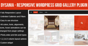 DYSANIA – Responsives WordPress Grid Gallery Plugin