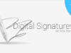 Digitale Signaturen für NEX-Formulare