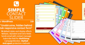 Einfacher Kontakt Slider