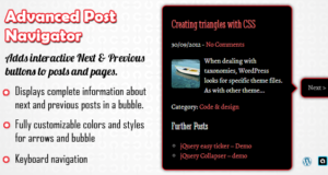 Erweiterter Post-Navigator