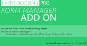Event Booking Pro: Formular-Manager Add-on