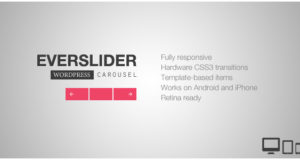 Everslider – Responsives WordPress Carousel Plugin