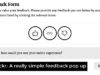 Feedbackr - Wirklich einfaches Feedback Popup