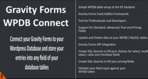 Gravitationsformulare – WPDB / MySQL Connect