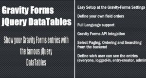 Gravity-Forms jQuery Datatable