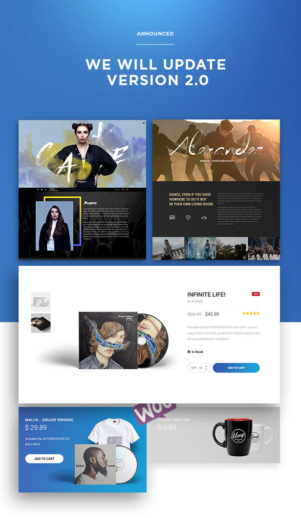 Hugo - Musik / Künstler / Sänger / Bands WordPress