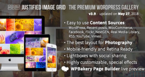 Justified Image Grid - Premium-WordPress-Galerie