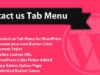 Kontaktieren Sie uns Tab Menu - WordPress Plugin