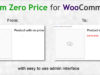 Kundenspezifischer Nullpreis für WooCommerce
