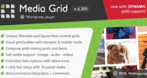 Mediengitter - Responsives Portfolio von WordPress