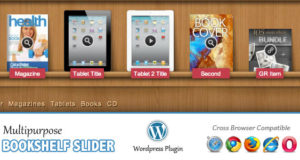 Mehrzweck Bücherregal Slider – WordPress Plugin