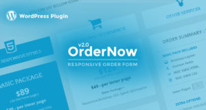 OrderNow – Responsive Bestellformular WordPress Plugin