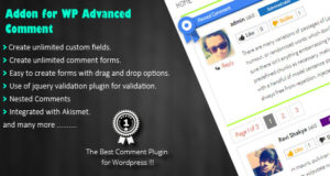 PRO Addon für WP Fortgeschrittener Kommentar