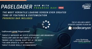 PageLoader: Lade Bildschirm und Fortschrittsbalken für WordPress