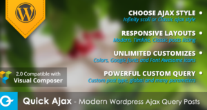 Schnell Ajax – Moderne WordPress Ajax Query Posts