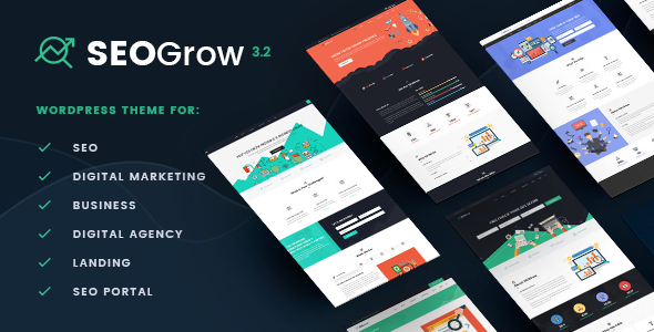 SEO WordPress Theme |  SEO WP SEO Grow (SEO, Online-Marketing, Wachstumshacking)