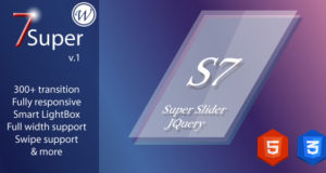 Super 7 – Responsives WordPress Image Slider Plugin