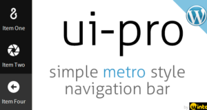 UI-Pro – Einfache Metro Style Navigationsleiste für WP