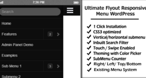 Ultimate Flyout Responsive Menü WordPress