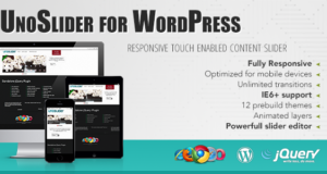 UnoSlider für WP - Responsive Touch Enabled Slider