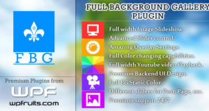 Volle Breite Hintergrund-Galerie mit Youtube-Video