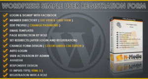 WordPress Anmeldeformular