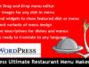 WordPress Ultimate Restaurant Menü Maker