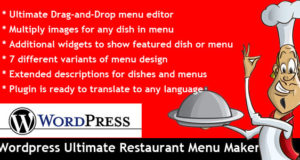 WordPress Ultimate Restaurant Menü Maker