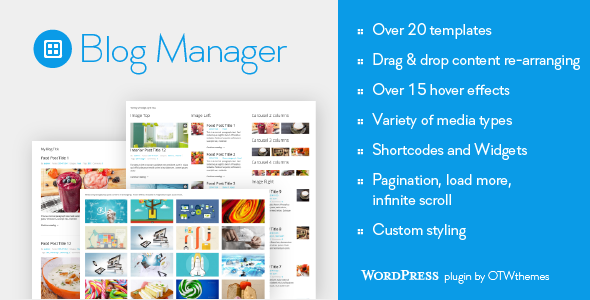 Blog Manager für WordPress