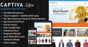 Captiva – Responsive WordPress WooCommerce Template