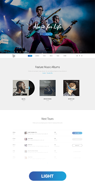 Hugo - Musik / Künstler / Sänger / Bands WordPress