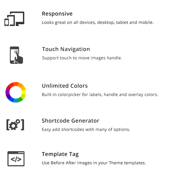 Vorher Nach WordPress Plugin Funktionen