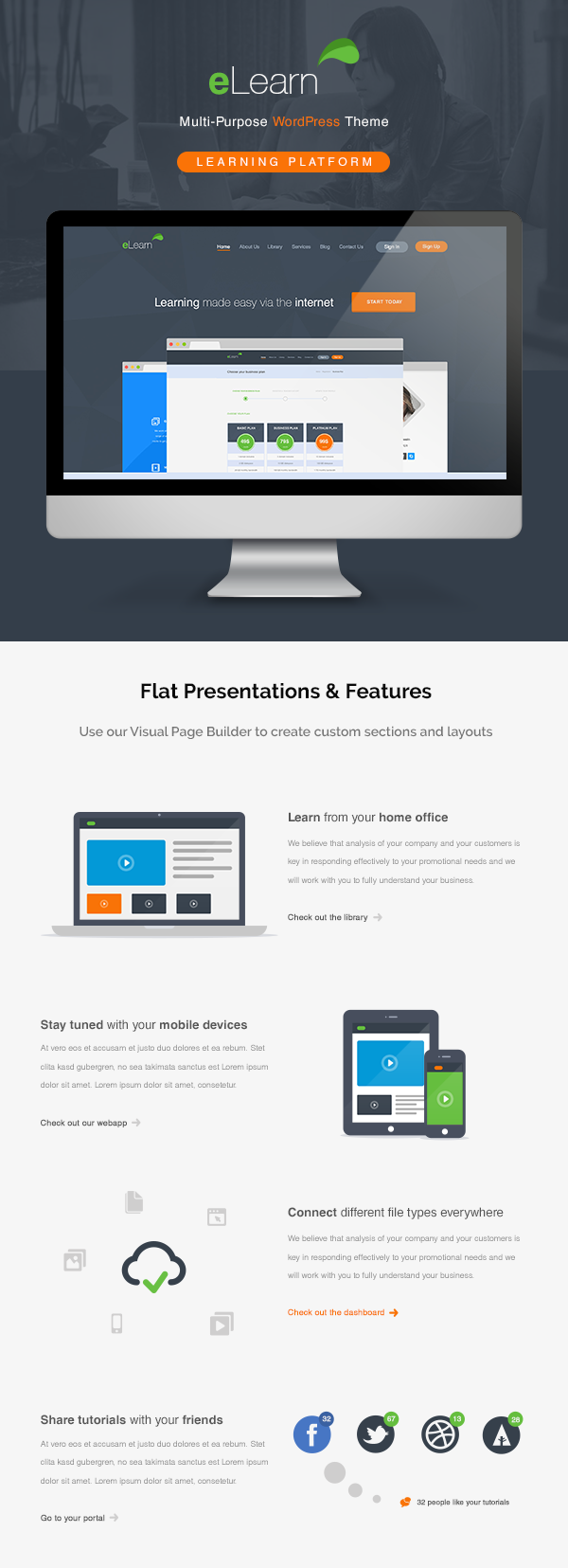 eLearn - Mehrzweck WordPress Layout