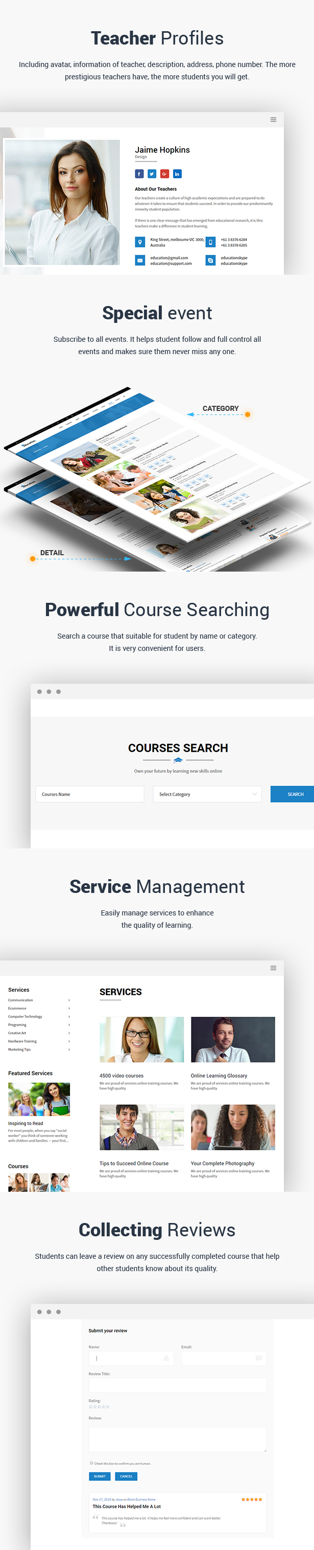 Bildung - LMS Responsive WordPress Template