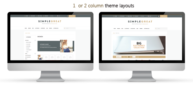 SimpleGreat - Premium WordPress WooCommerce Thema
