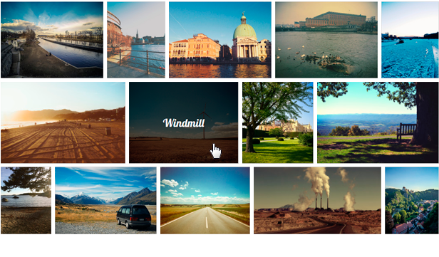 Responsive WordPress Grid Gallery Beispiel