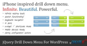 jQuery Drilldown-Menü für WordPress