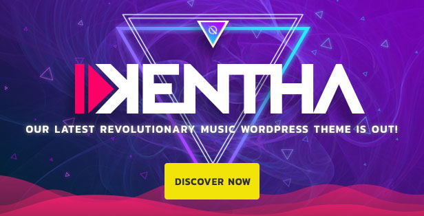 Kentha Musik WordPress Vorlage