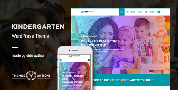 Kindergarten WordPress Template für Kinder Schule