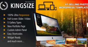 KingSize Fullscreen-Fotografie-Thema