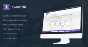 Veranstaltung On – Konferenz & Event WordPress Vorlage