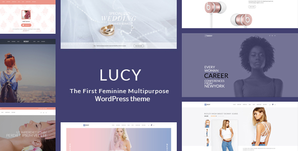 LUCY - Elegantes weibliches Mehrzweck-WordPress-Theme - 8