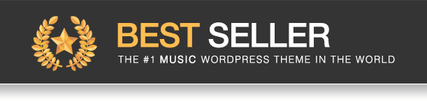 Lush ist der Bestseller im Music WordPress Template auf ThemeForest