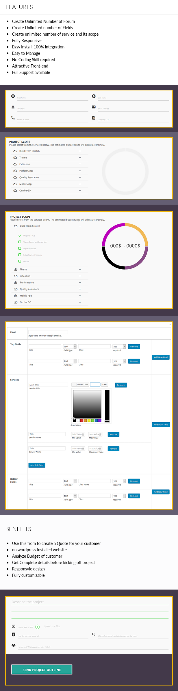 Wordpress Zitatform, WordPressformen, Kontaktformular wordpress, WordPresszitatformplugin, wordpress Diskutieren Sie Zitatformplugin