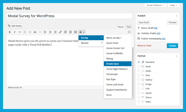 Quiz Shortcode Manager