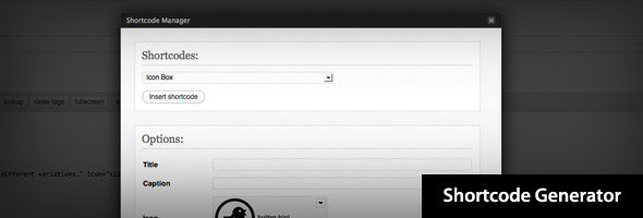 Shortcode Generator