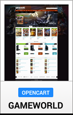 OpenCart GameWorld "title =" Opencart GameWorld