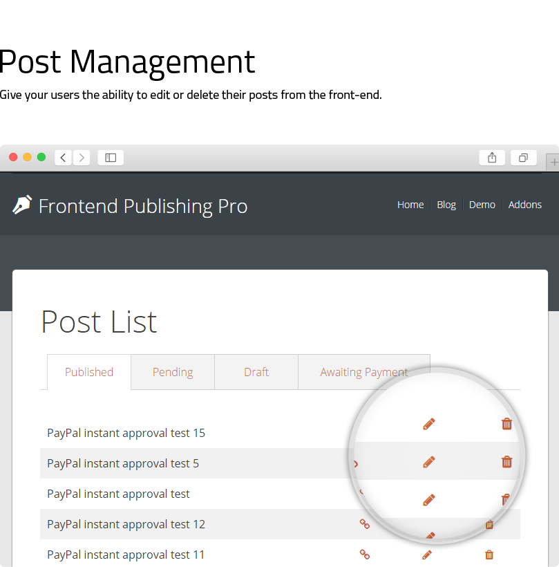 Frontend Publishing Pro