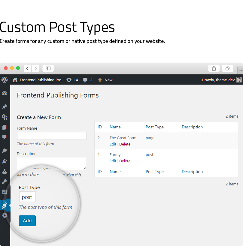 Frontend Publishing Pro