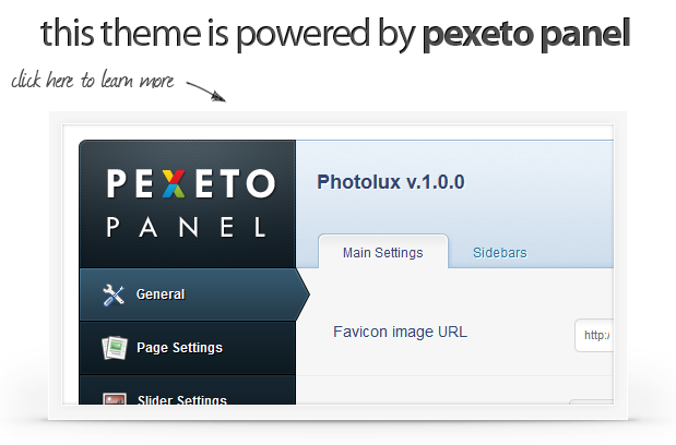 Photolux - Fotoportfolio WordPress Layout